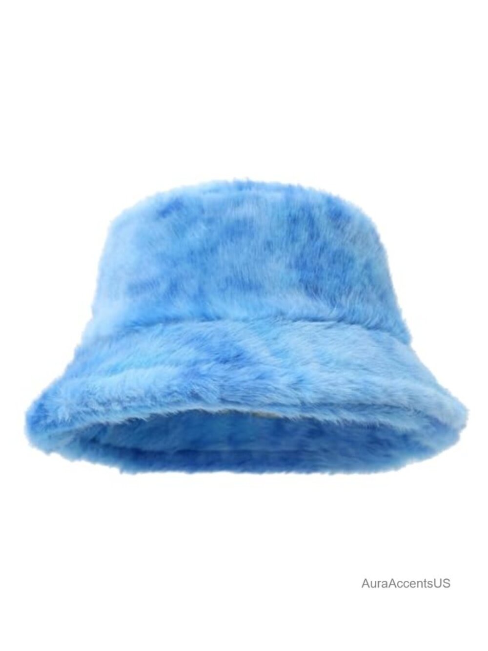 Faux Fur Bucket Hat Fuzzy Warm Fisherman Cap Unisex Winter